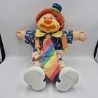 Vintage 1984 Cabbage Patch Kids Clown Doll Red Hair Green Eyes