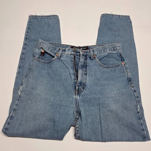 VTG Guess Jeans Womens 32x30, 052 Classic Fit Light Wash Denim Blue Made In USA - product listing photo