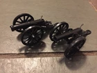 MARX PLAYSET TWO ORIGINAL 54mm BLACK HP FIRING CANNONS EXCELLENT