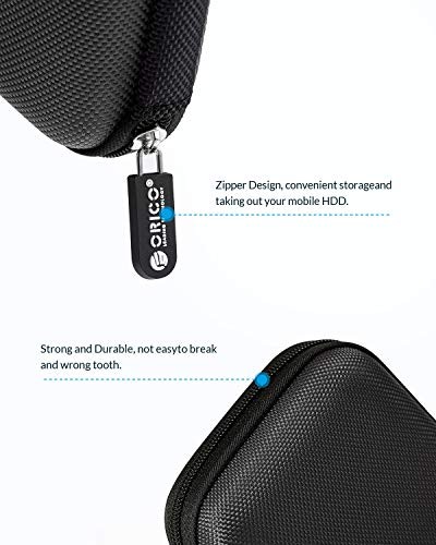 Hard Drive Case 2.5 inch External Drive Storage Carrying Bag Waterproof - 第 4/6 張圖片