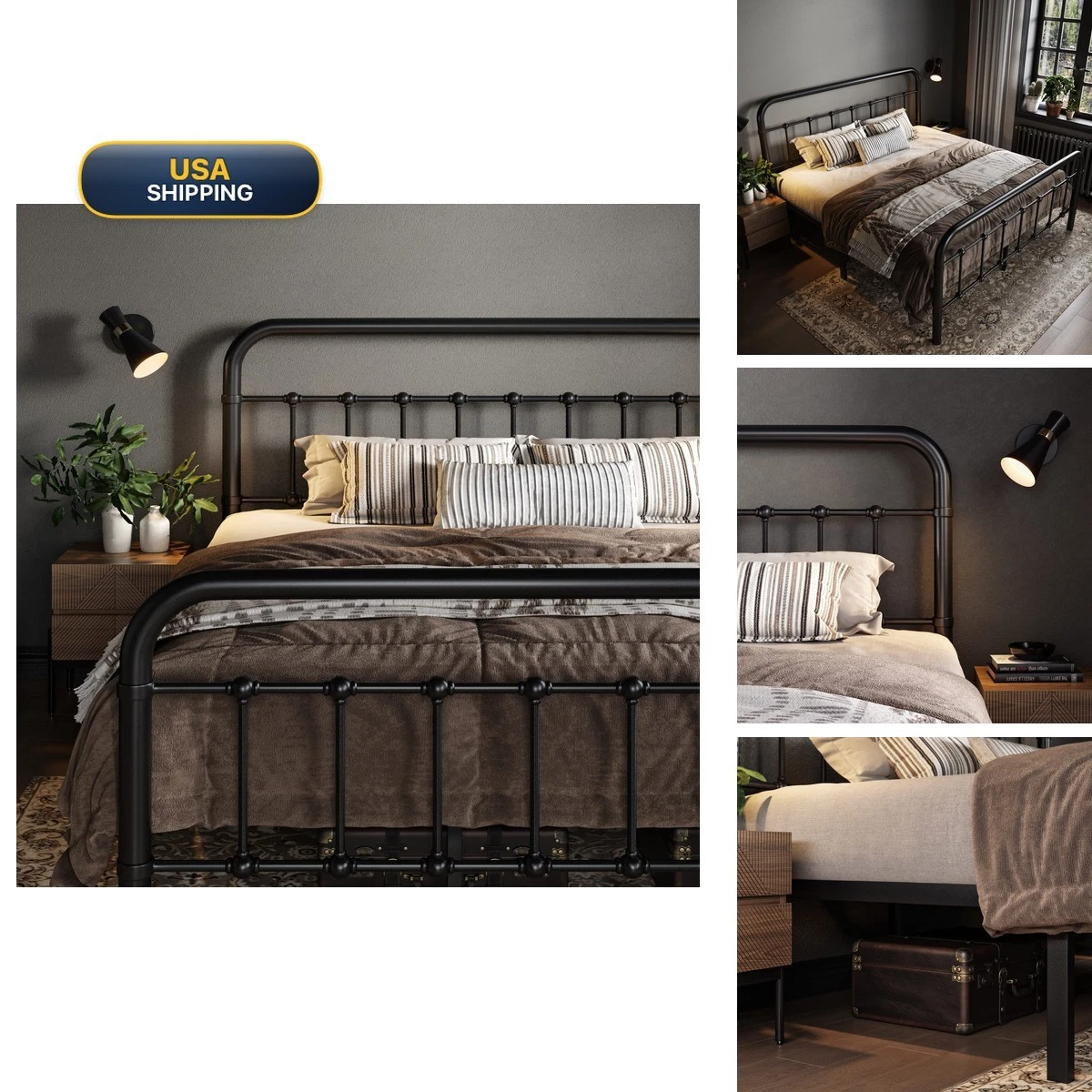 Metal Traditional Beds and Bed Frames for Queen Just Listed 2026