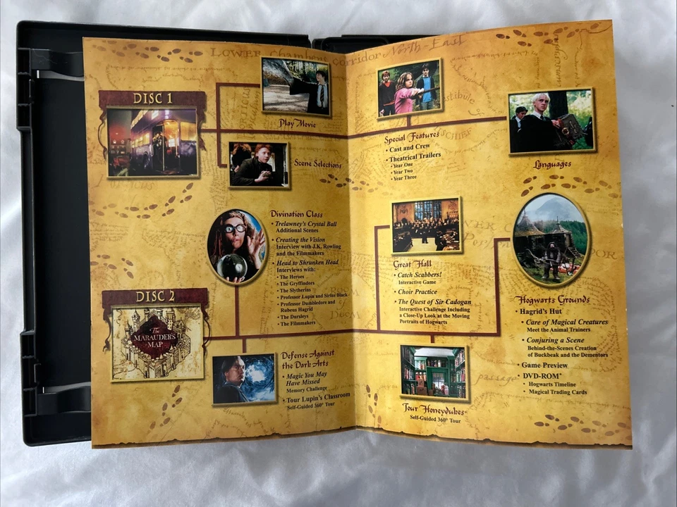 Harry Potter and the Prisoner of Azkaban (DVD, 2004, 2-Disc Set, Full Screen) - Image 4 of 4