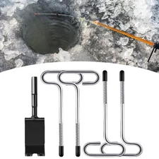 Ice Anchor Drill Adapter Kit with Stake Nails Ice Anchor Tools