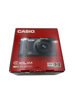 Casio EXILIM EX-ZR100 12.1 MP Digital Camera - Black for sale