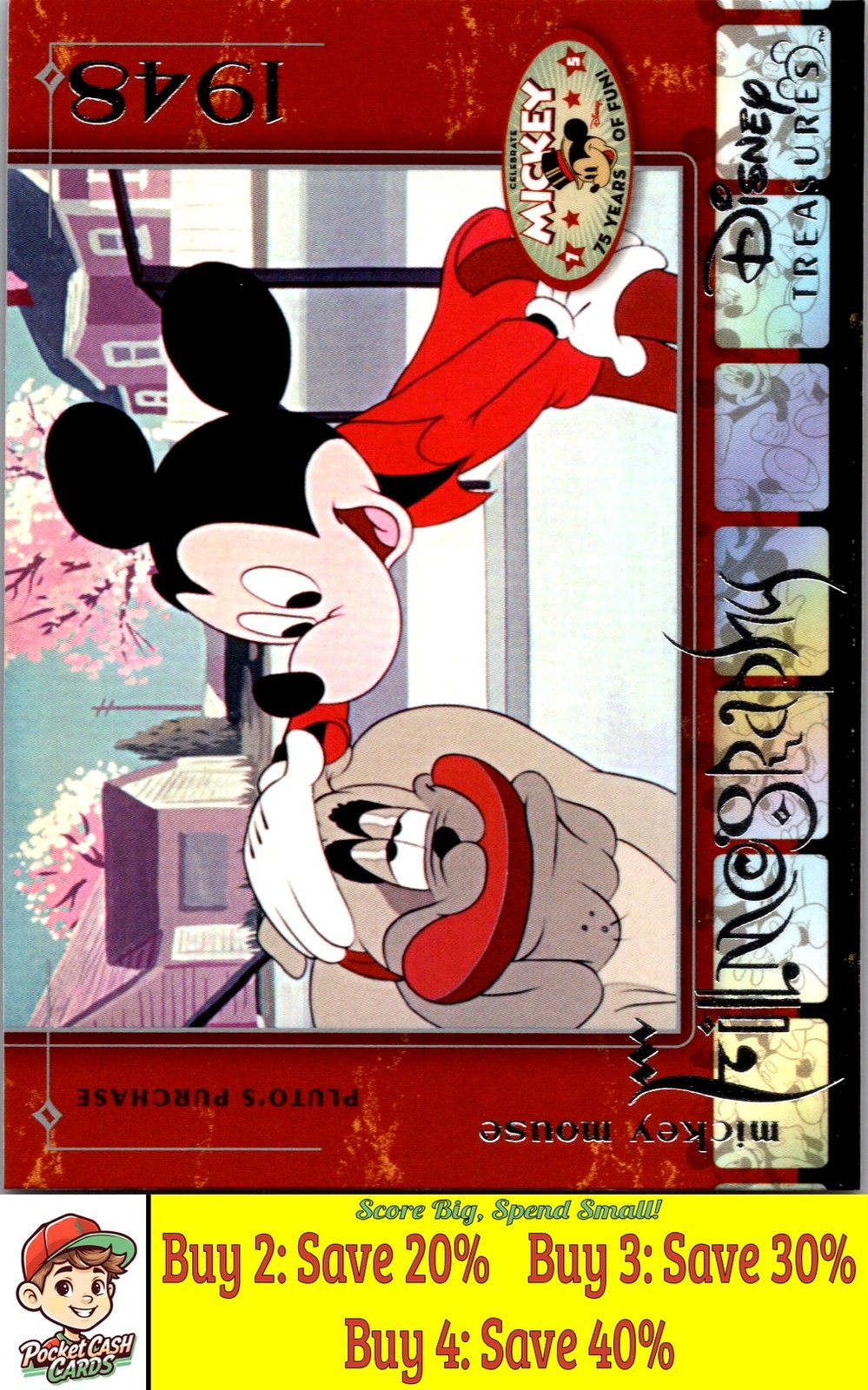 Pluto's Purchase 2004 Upper Deck Disney Treasures: Mickey #MC69 008301