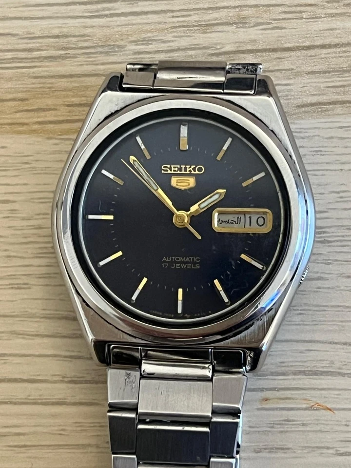 Reloj Pulsera Hombre Seiko 5 Japan Mecánico Automático para Repuesto/Reparación (ref20) Foto 2 de 4