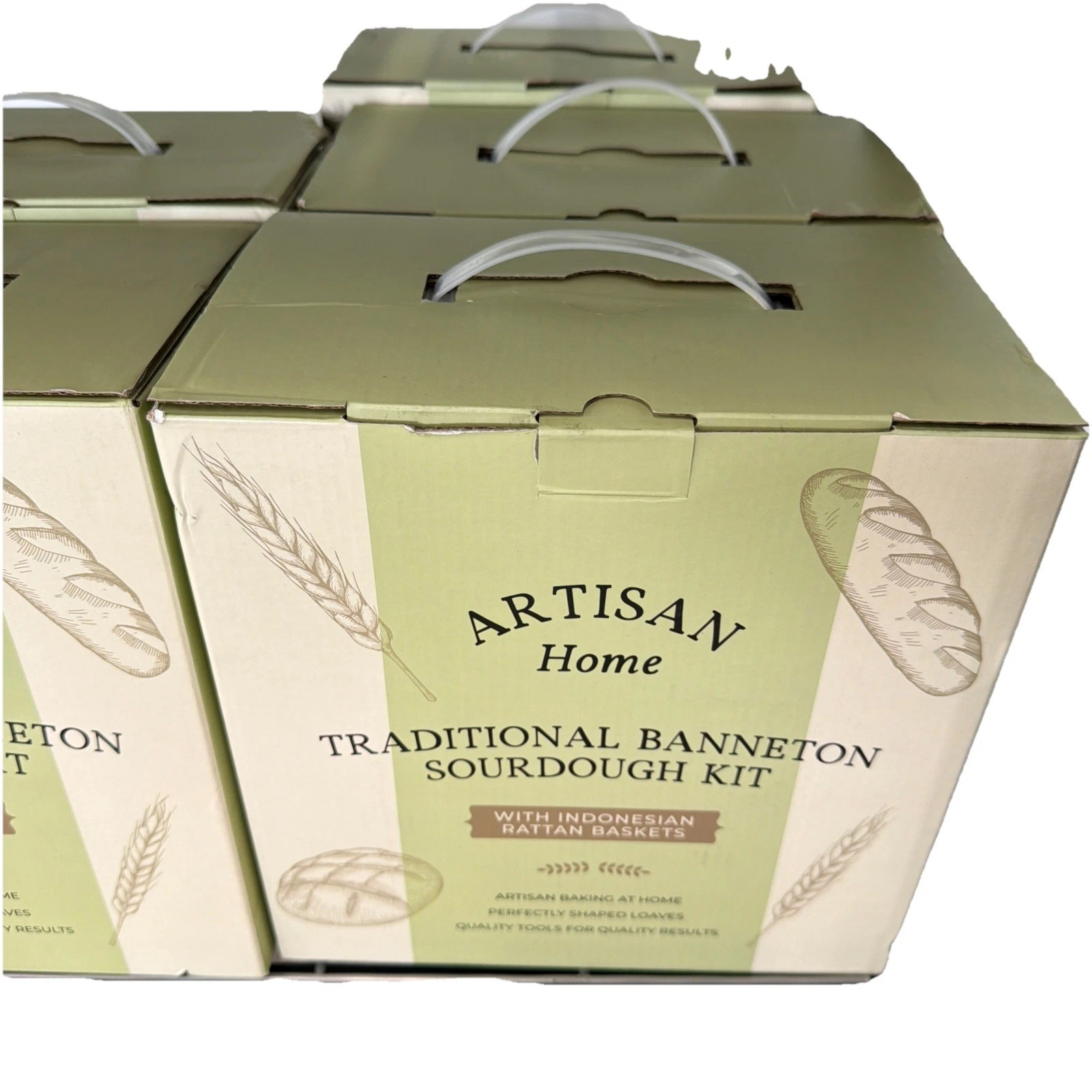 Sourdough Starter Kit with Banneton Basket and Baking Tools