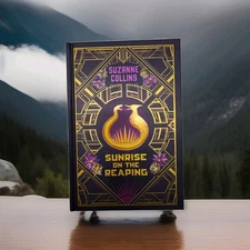 Suzanne Collins Book Deluxe Collector’s SUNRISE ON THE REAPING HC 1st Edition