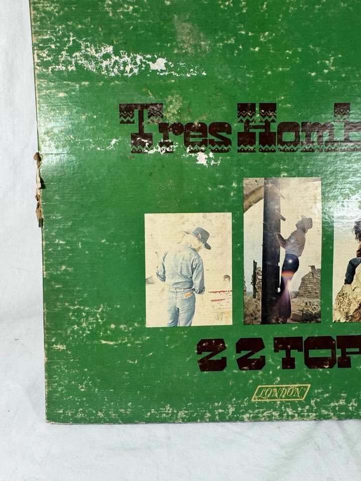 ZZ Top Tres Hombres Texas Blues Rock US 1973 London XPS 631 First Press Vintage - Image 4 of 4