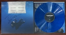 BILLIE EILISH HIT ME HARD SOFT SIGNED BLUE VINYL COVER AUTOGRAPH BECKETT BAS COA