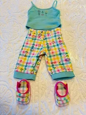 AMERICAN GIRL DOLL PICNIC TIME OUTFIT RELEASED 2001 & RETIRED 2003, NEW !