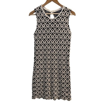 PRIMARK Size M Medium Paula Echevarria Black & Beige Crochet Lace Dress |  eBay