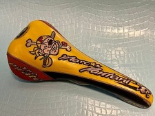 Selle Italia Bicycles Parts Saddle Marco Pantani Yellow orange Limited Used