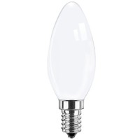 LED Filament Kerzenform E14, 2.5W 2700K 250Lm 300°, Glas Opal