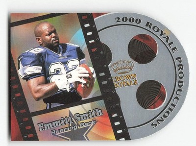 2000 Pacific Crown Royale #3 Emmitt Smith FOOTBALL Dallas Cowboys