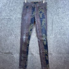 Citizens of Humanity Jeans Womens 27 Avedon Low Rise Skinny Abstract Designer