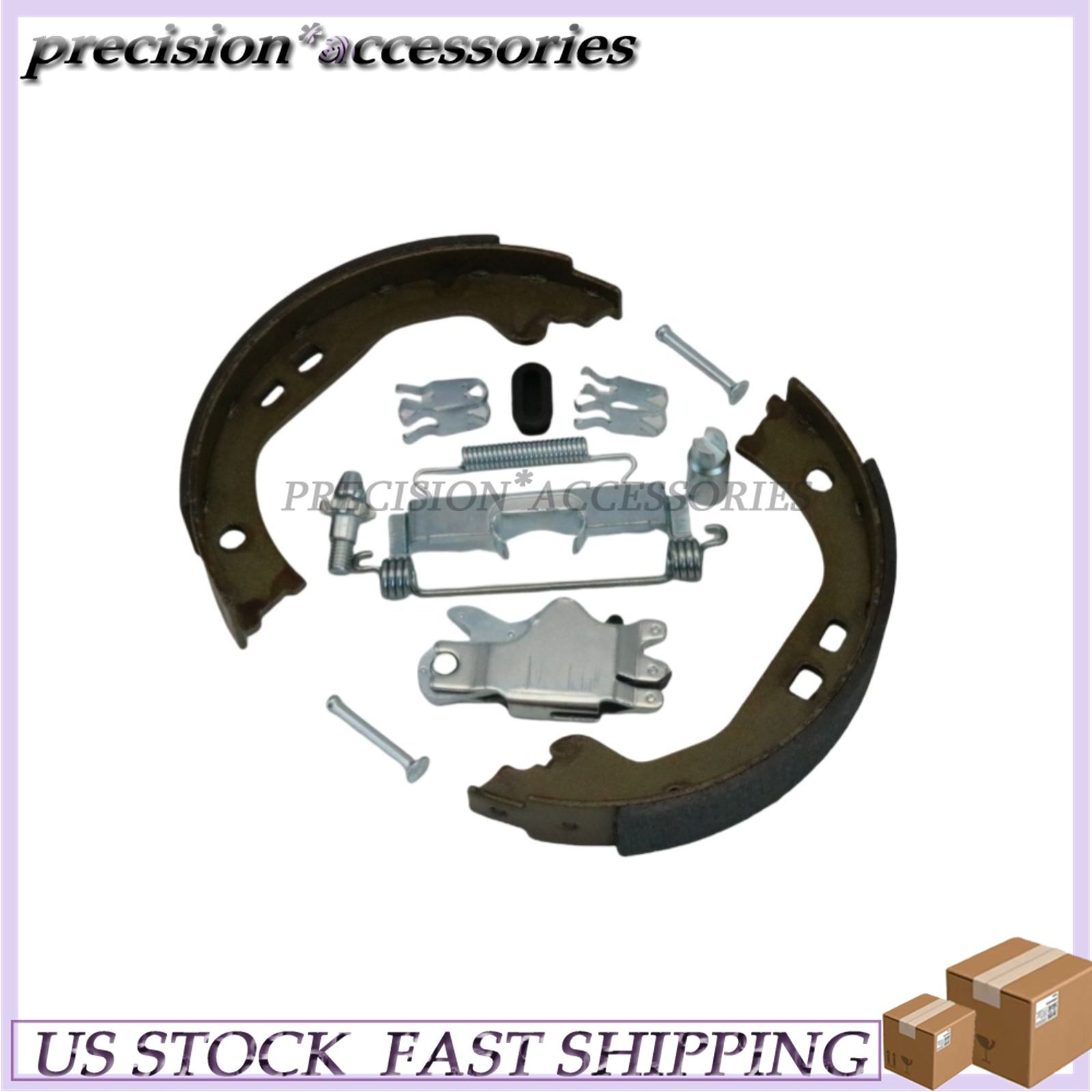 1 Set Parking Brake Shoes & Accessory Fastener Fits Maserati Ghibli Quattroporte