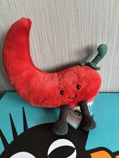 Jellycat Amuseables Chilli Pepper BNWT Genuine Displayed Only Codes On Photos