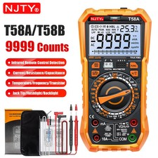 TY T58A/B  NCV Digital Multimeter 9999 words Auto Ranging AC/DC voltage meter Fl