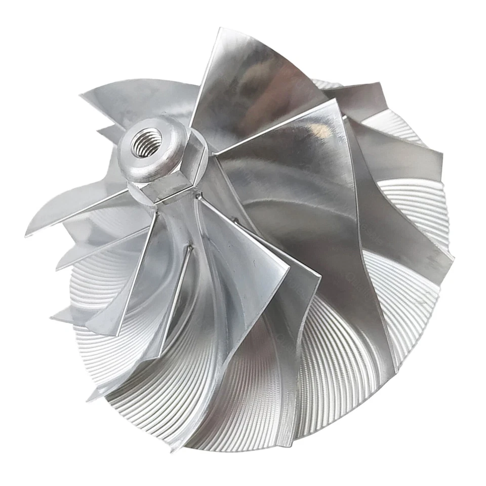 For Ford 7.3L Powerstroke 94-03 Diesel 7+7 Billet Turbo Compressor Wheel GTP38 Foto 3 de 4