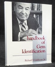 Handbook of Gem Identification by Richard T. Liddicoat Jr. - 12th Ed - 1989