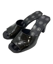 CHANEL Sandals Shoes Mule Cocomark EU 36 US 6...