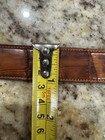 Belt Without Buckle, No Holes , Maybe Exotic Skin? Unmarked, Probably 34 Size — photo 10