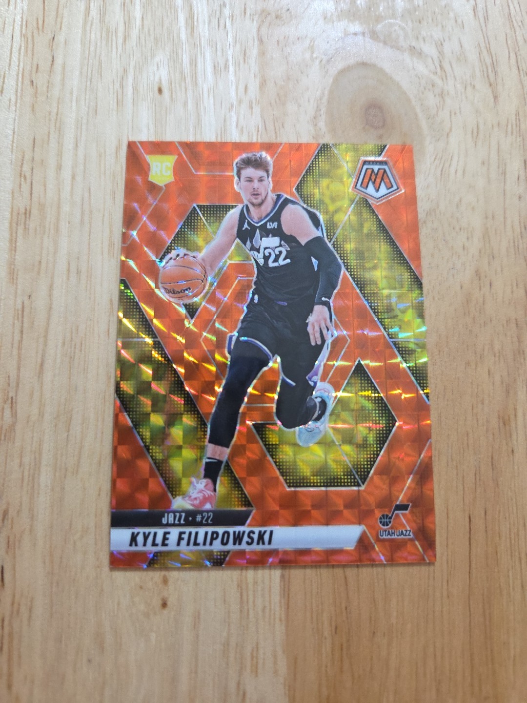 2024-25 Mosaic KYLE FILIPOWSKI Orange Prizm /249 #231 Rookie Jazz SP