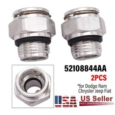 2x Transmission Cooler Line Quick-connect Fittings For 2013-2022 Jeep Cherokee 2x Transmission Cooler Line Quick-connect Fittings For 2013-2022 Jeep Cherokee