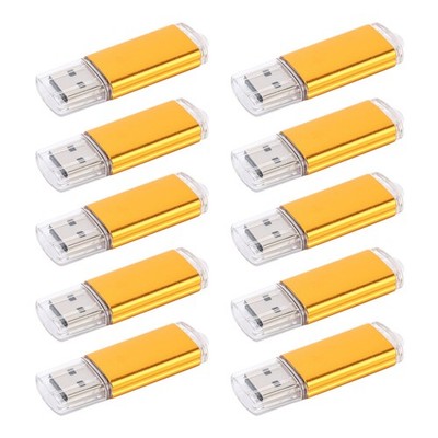 10x 512MB Speicherstick USB Stick U Disk Flash Driver USB 2.0 Gold X3O18413