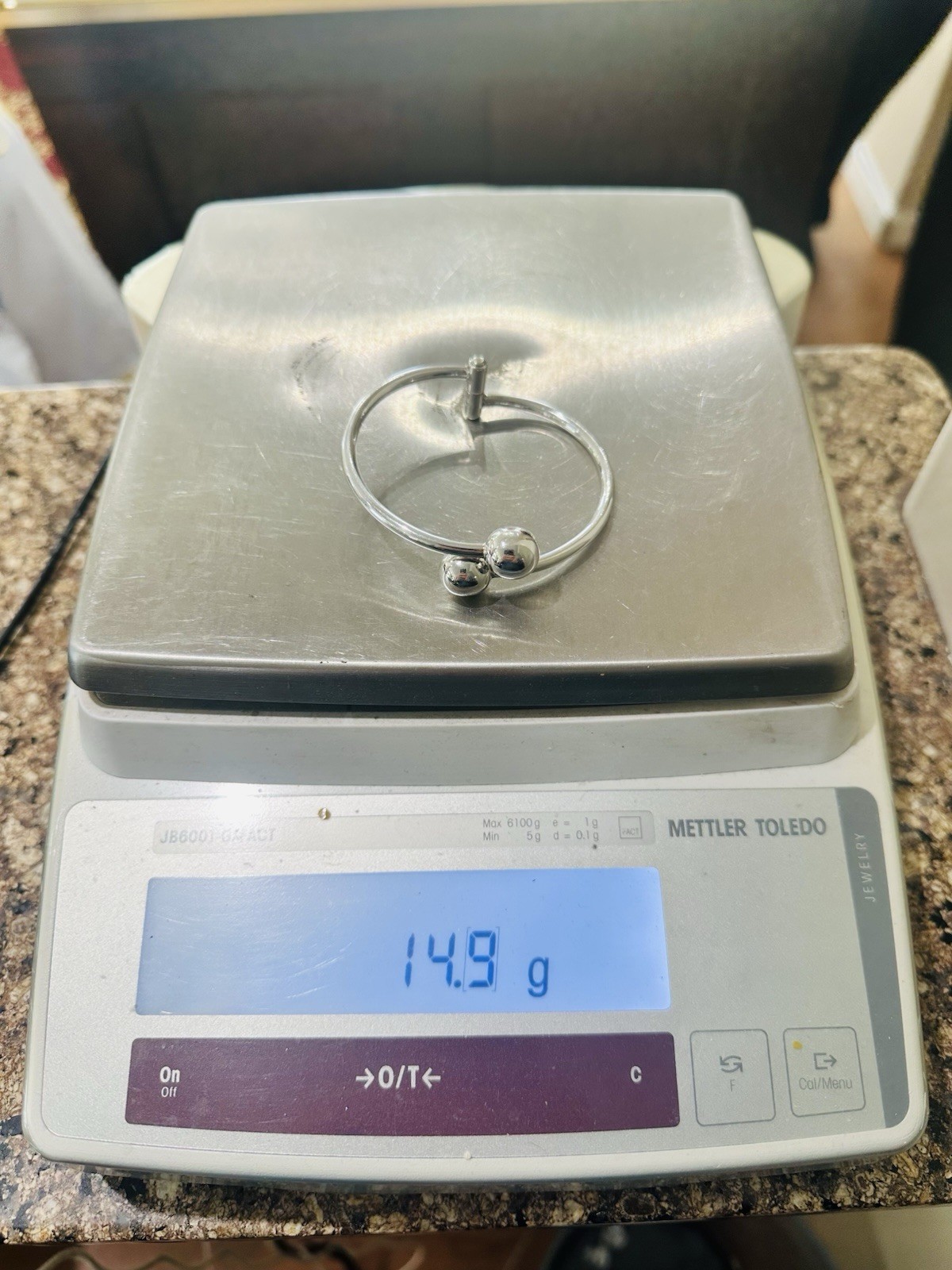 ATI Solid Bypass Double Ball Hinged Bangle Bracel… - image 9