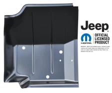 Front Floor Pan RH for 87-95 Jeep Wrangler YJ (Key Parts # 0480-226 R)