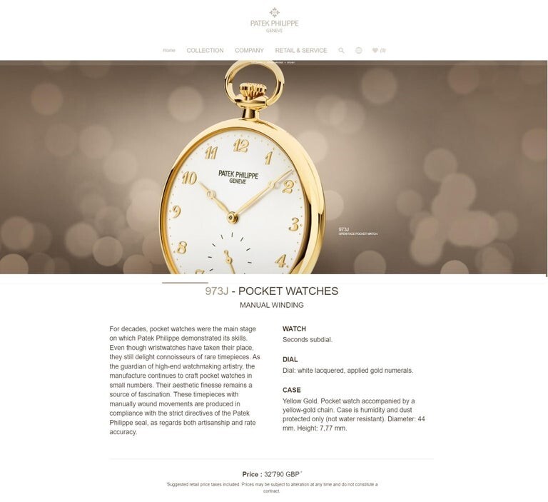 Lieutenant Colonel Owned Patek Philippe 1906 18ct Gold Pocket