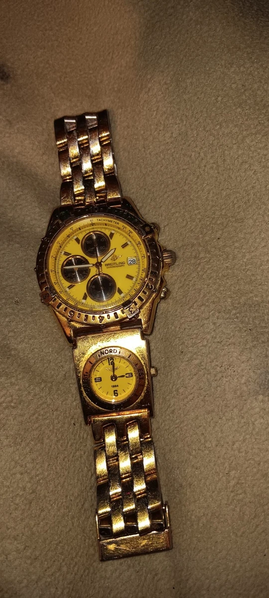 Breitling chronomat with UTC side watch water resistant 100m/330ft 
