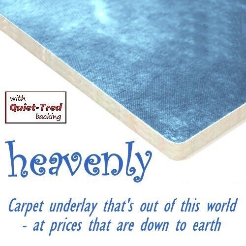 Heavenly carpet underlay Standard, High & Ultra High Density from 8 - 12mm thick - Picture 1 of 6