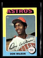 1975 Topps Mini #455 Don Wilson - NM/MT+ Set Break!