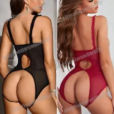 Women's Sexy Lingerie Sleepwear Babydoll Underwear Lace Dress G-String Nightwear