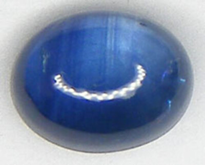 Saphir Bleu Naturel De Thaïlande, 5x4.4 Mm, 0.47 Carats, Traitement Chauffage - Rare, Neuf