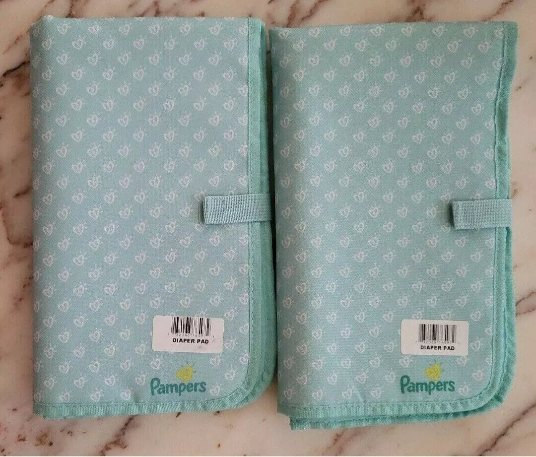 Set of 2 New Pampers Swaddlers Portable Changing Pad foldable eBay