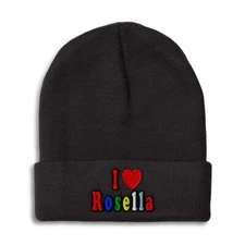 Beanies for Men I Love Rosella Winter Hats for Women Acrylic Skull Cap 1 Size