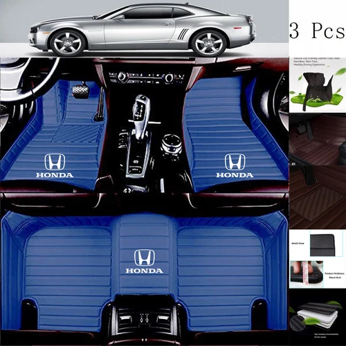 For HONDA Accord Car Floor Mats Carpet Custom FloorLiner Auto Mats 1998-2022 - Foto 5 di 43