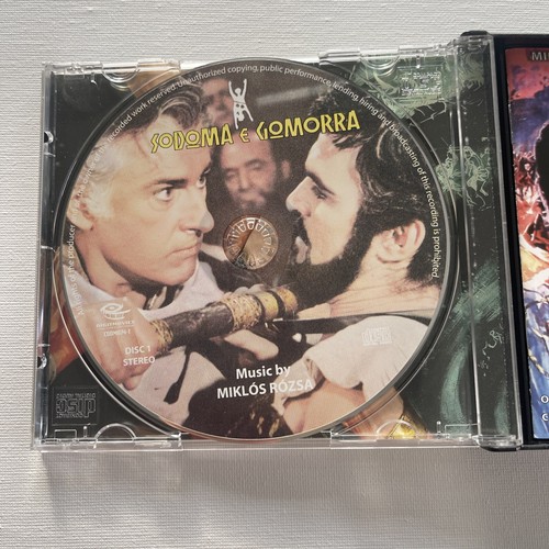 Sodom and Gomorra Miklos ROZSA Motion Picture Soundtrack 2 CDs - Picture 2 of 10