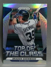 2020 Panini Prizm Silver Top of the Class Braden Shewmake Baseball Card #TOC-21