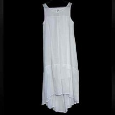 Anthropologie Cloud Breezy Asymmetrical Sleeveless Gauze Dress EUC M