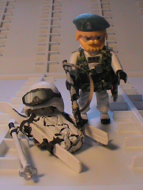 PLAYMOBIL Personnalisé : Capitaine De Montagne Armée Espagnole (2023) - REF-0300