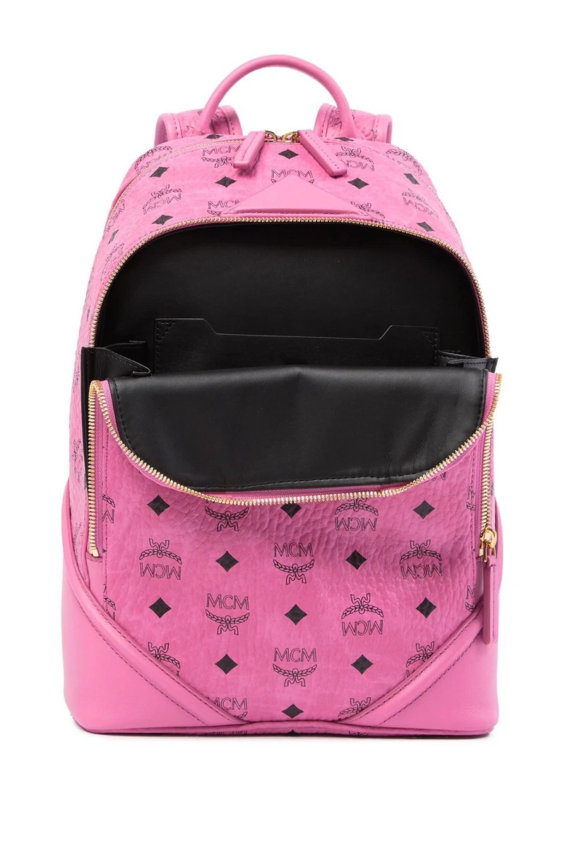 Mcm Pink Small Mini Backpack Brand New With Tags