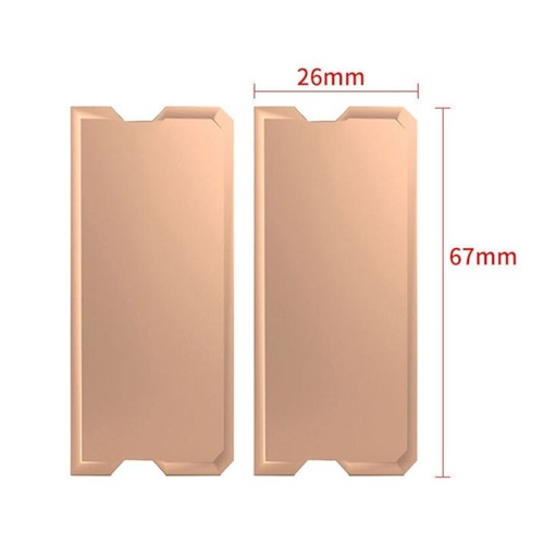 2pcs Pure Copper Notebook Gaming Laptop Memory Heatsink Cooling Radiator DDR4/5 - Picture 7 of 7