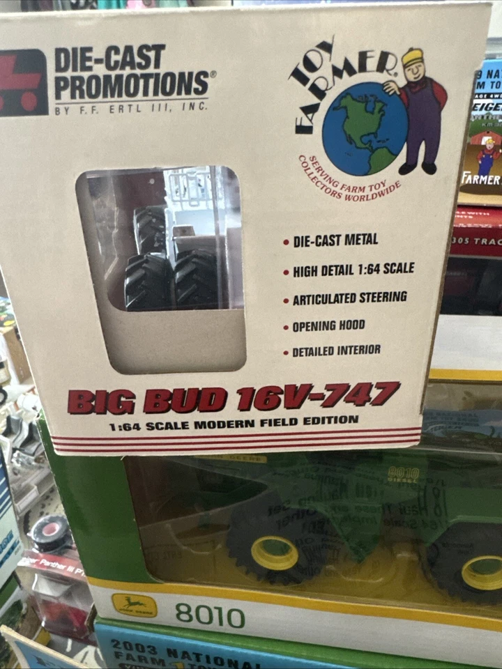Juguete FARMER-BIG Bud Modern Field Edition 16V 747 escala 1/64 Foto 2 de 4