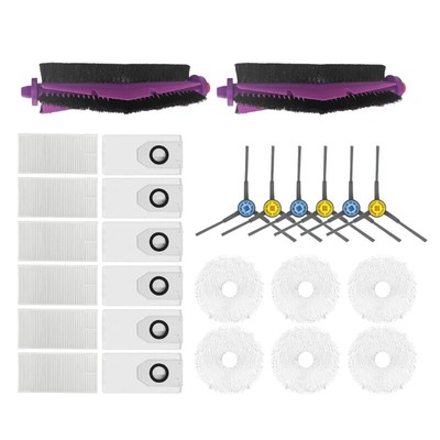 Robot Vacuum Side Brush Main Brush Dust Bag Replacement Part Mop Cloth