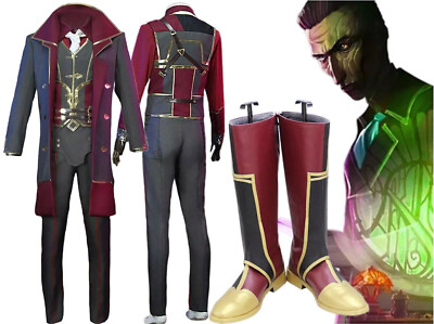 NEW Arcane LoL Silco Cosplay Costume Outfits Halloween Carnival Suit